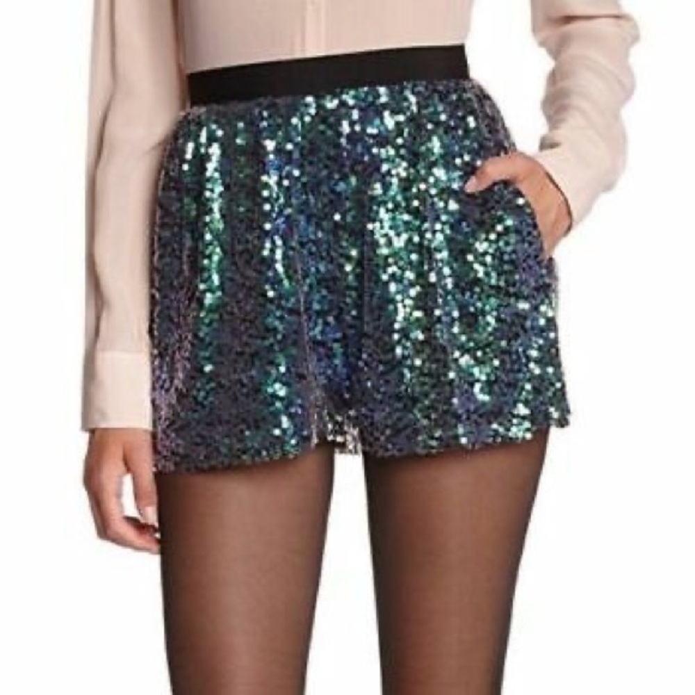 BCBG Sequin Mermaid Shorts New With Tags